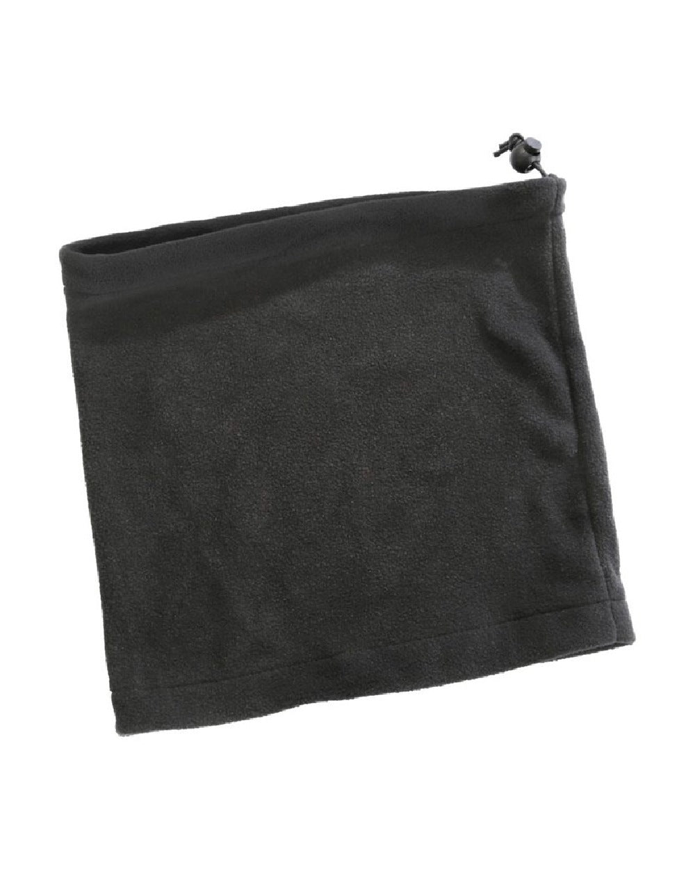 Percussion Fleece Neck Warmer in Noir 