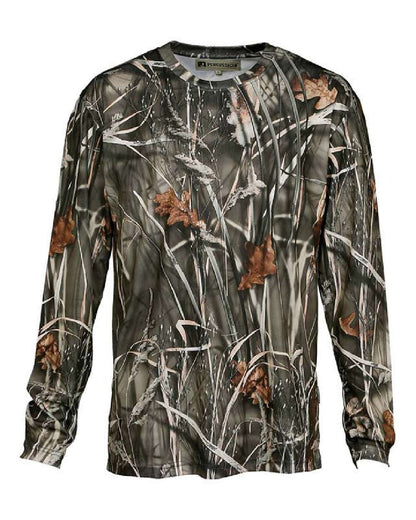 Percussion Ghostcamo Long Sleeve T-shirt in Ghostcamo Wet 