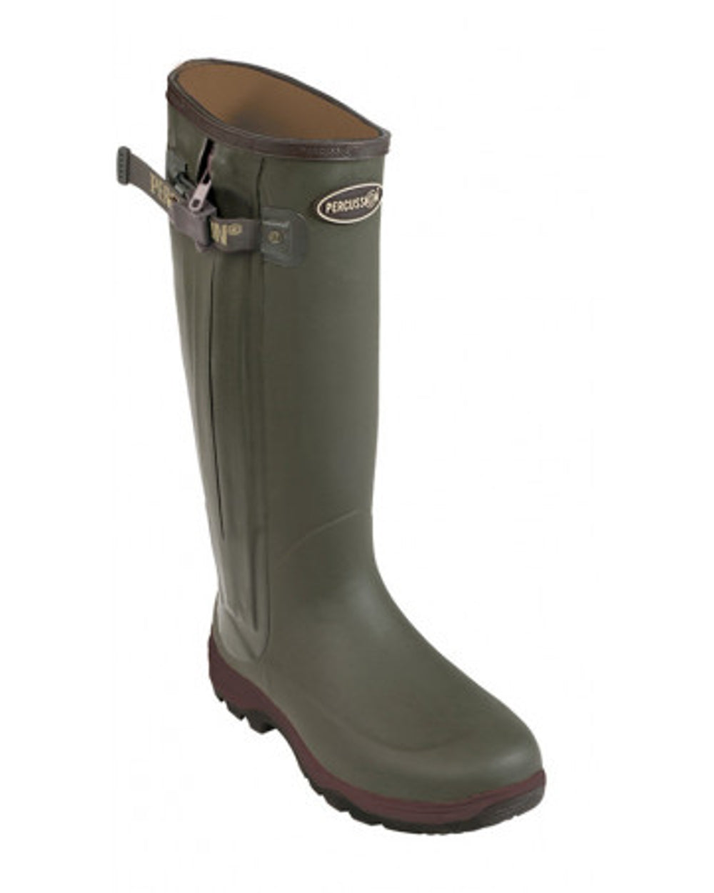 Percussion SPS Neoprene Full Zip Cambridge Boots in Khaki