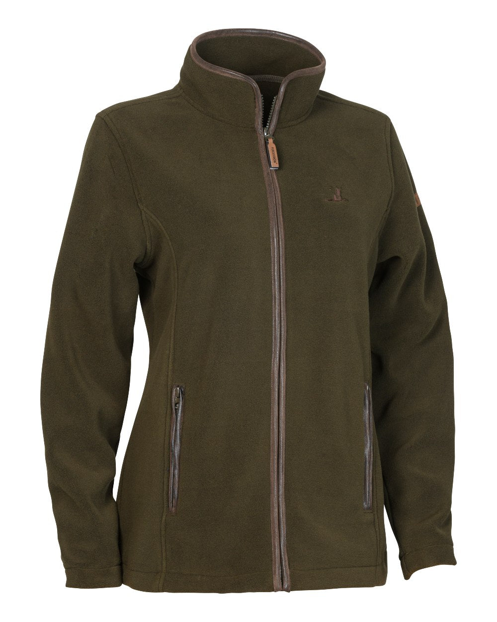 Percussion Scotland Ladies Fleece Jacket in Khaki 