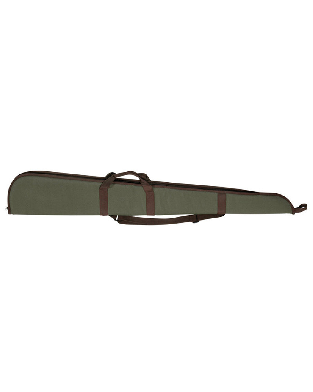 Khaki coloured Percussion Shotgun Slip on white background 