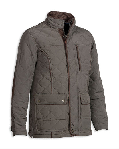 Percussion Stallion Quilted Jacket in Brown 
