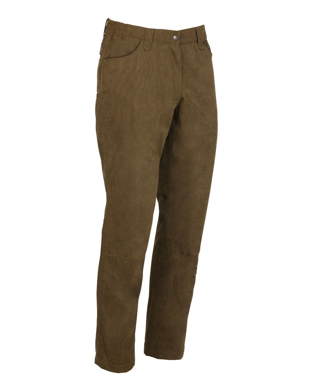 Percussion Womens Rambouillet Original Tapered Trousers in Khaki 