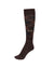 Pikeur Checked Knee Socks in Chocolate #colour_chocolate