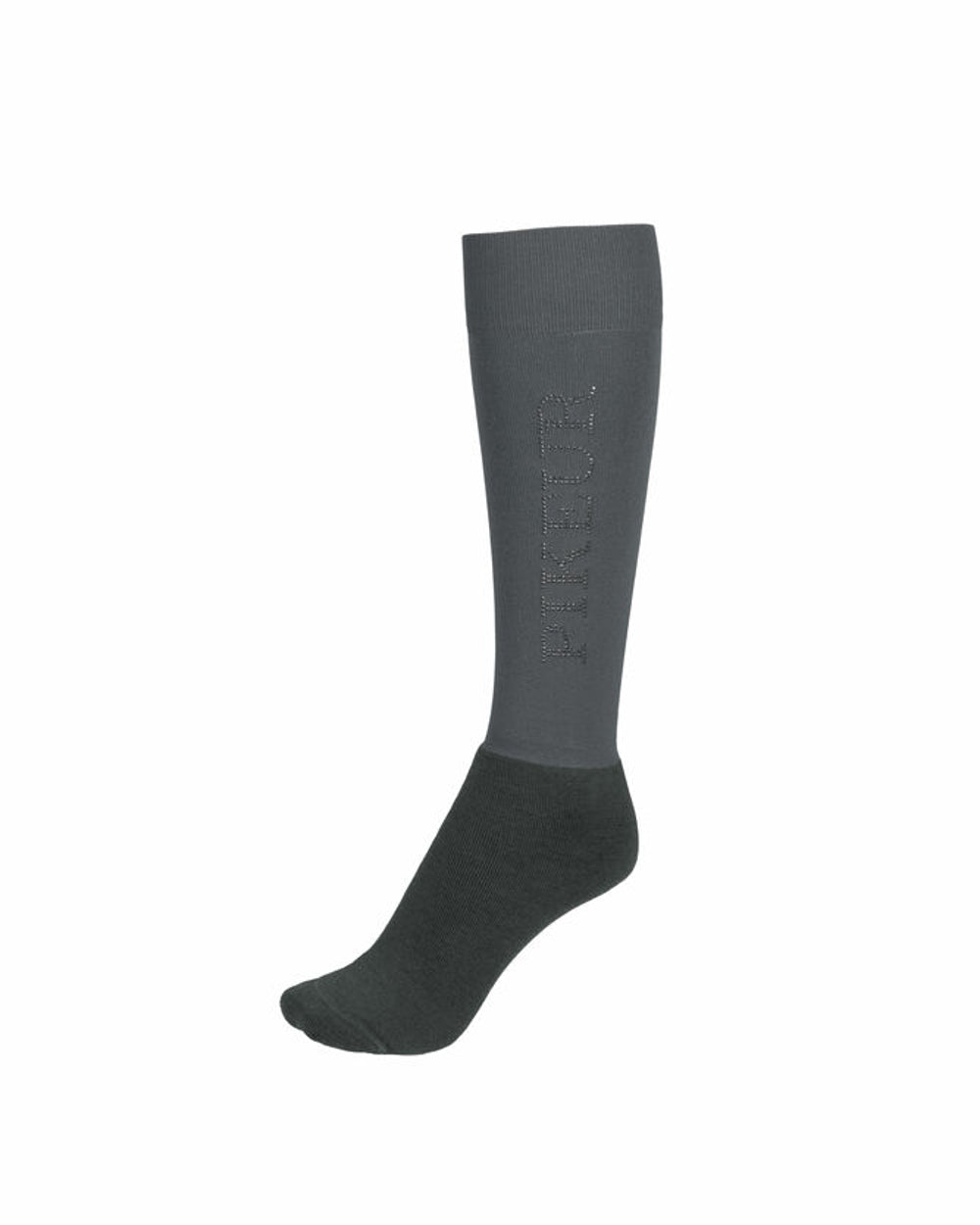 Pikeur Stud Logo Knee Socks in Anthracite 