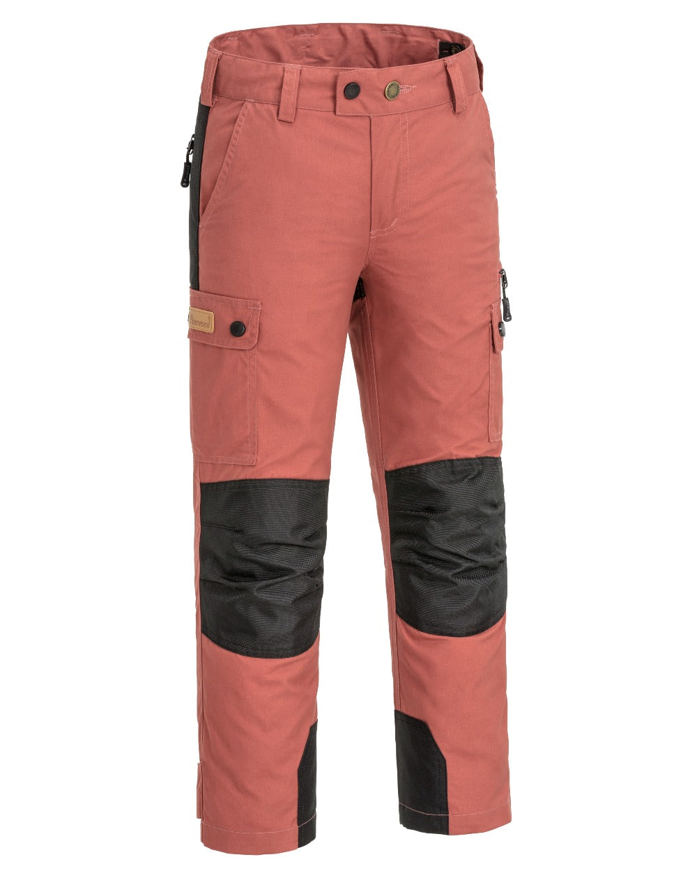 Rusty Pink coloured Pinewood Childrens Lappland Trousers on white background 