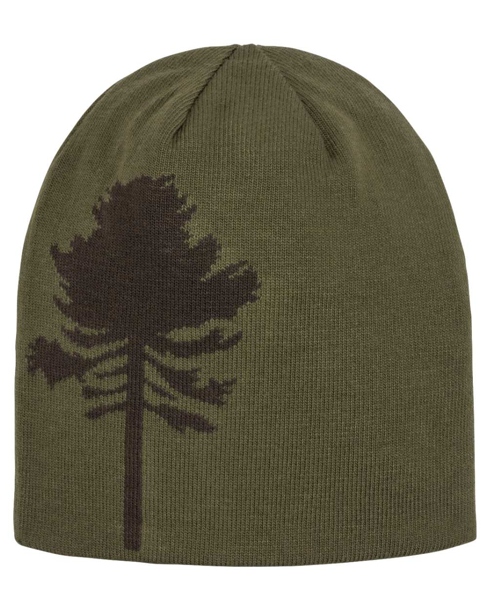 Orange Green coloured Pinewood Childrens Tree Hat on white background 