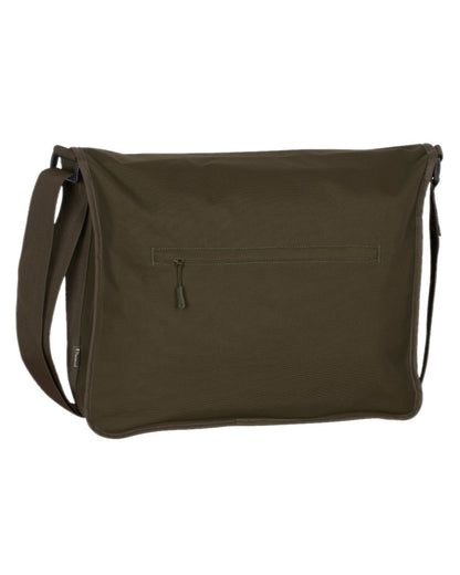 Moss Green Coloured Pinewood Dog Sports Shoulder Bag on white background 