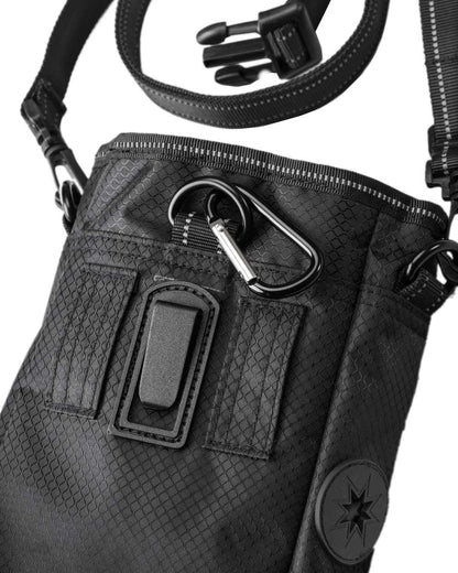 Black Coloured Pinewood Dog Sports Small Bag on white background 