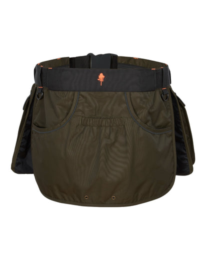 Mossgreen Black Coloured Pinewood Dog Sports Utility Belt on white background 