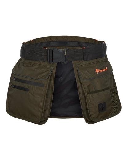 Mossgreen Black Coloured Pinewood Dog Sports Utility Belt on white background 