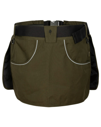 Moss Green Coloured Pinewood Dog Sports Waist Belt on white background 