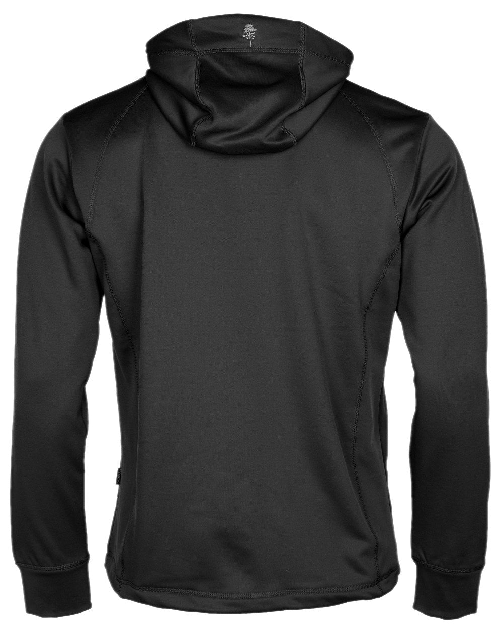 Black Coloured Pinewood Finnveden Hoodie on white background 