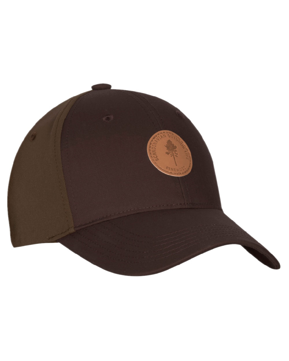 Dark Brown Coloured Pinewood Finnveden Hybrid Cap on white background 