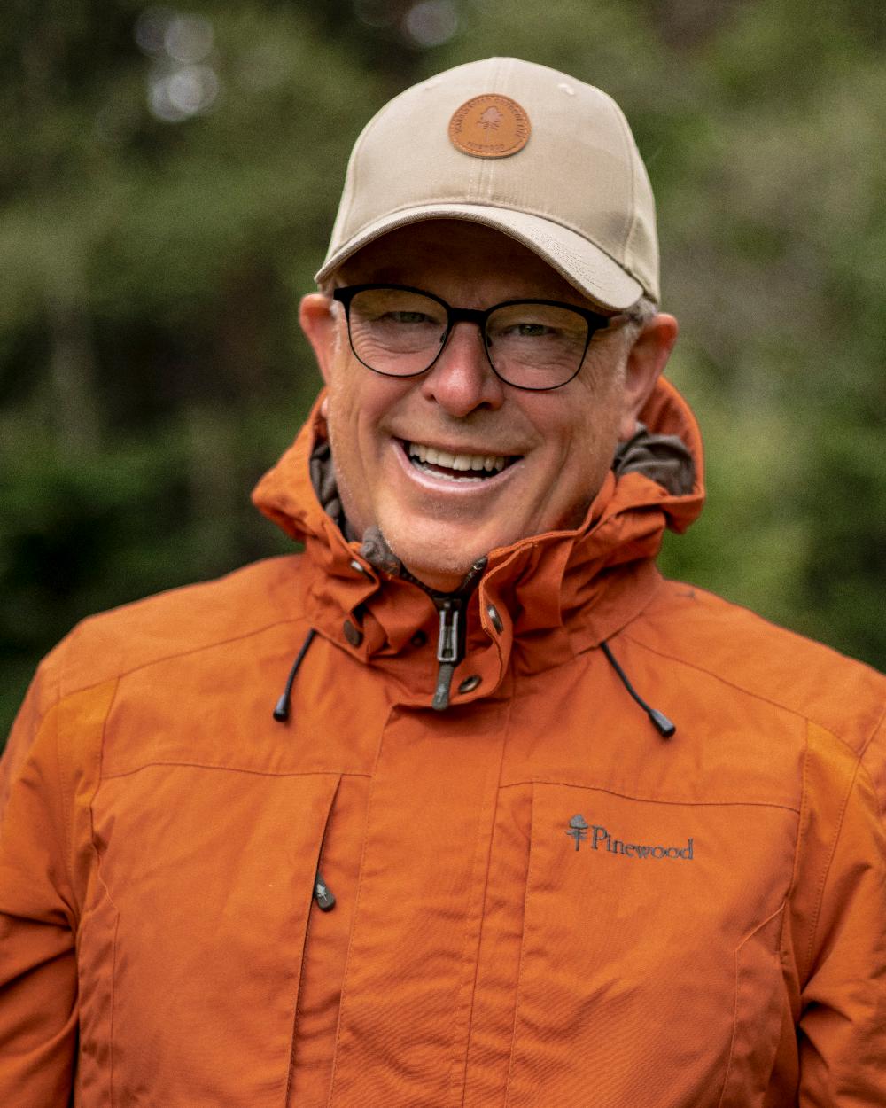 Light Khaki Coloured Pinewood Finnveden Hybrid Cap on outdoor background 