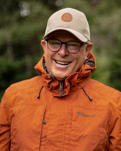 Light Khaki Coloured Pinewood Finnveden Hybrid Cap on outdoor background 