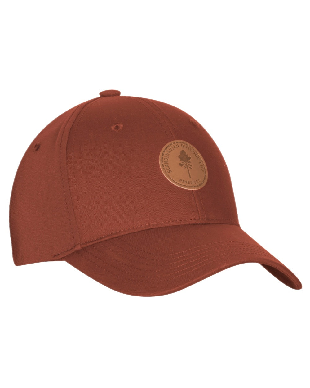 Terracotta Coloured Pinewood Finnveden Hybrid Cap on white background 