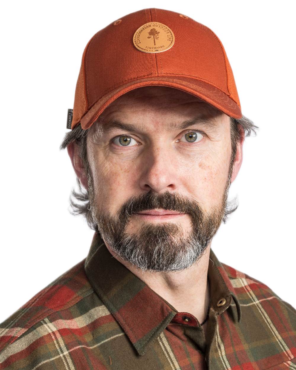 Terracotta Coloured Pinewood Finnveden Hybrid Cap on white background 