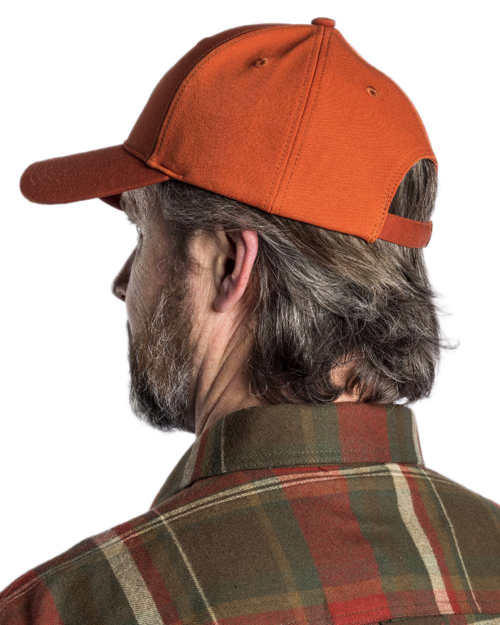 Terracotta Coloured Pinewood Finnveden Hybrid Cap on white background 