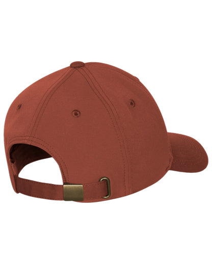 Terracotta Coloured Pinewood Finnveden Hybrid Cap on white background 