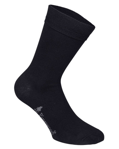 Black coloured Pinewood Insectsafe Bamboo Long Socks on white background 