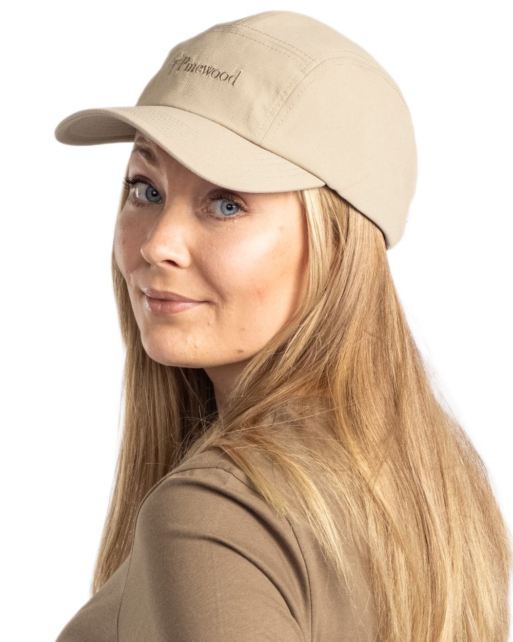 Light Khaki coloured Pinewood Insectsafe Cap on white background 