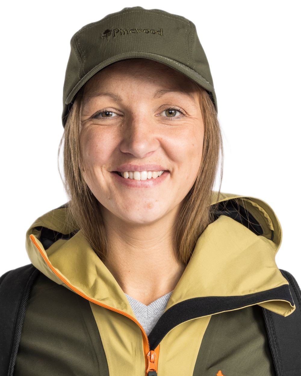 Moss Green coloured Pinewood Insectsafe Cap on white background 