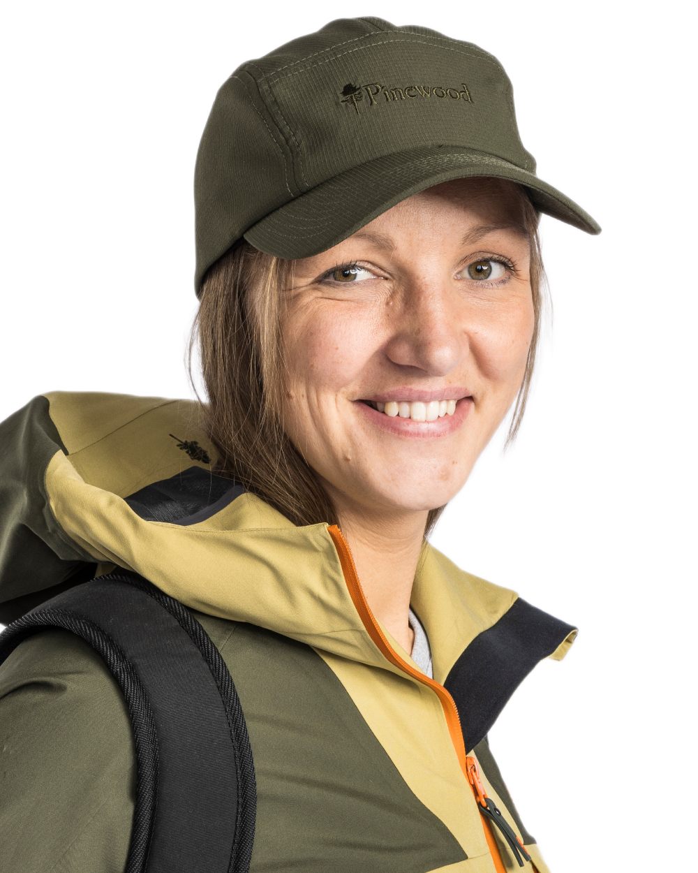 Moss Green coloured Pinewood Insectsafe Cap on white background 