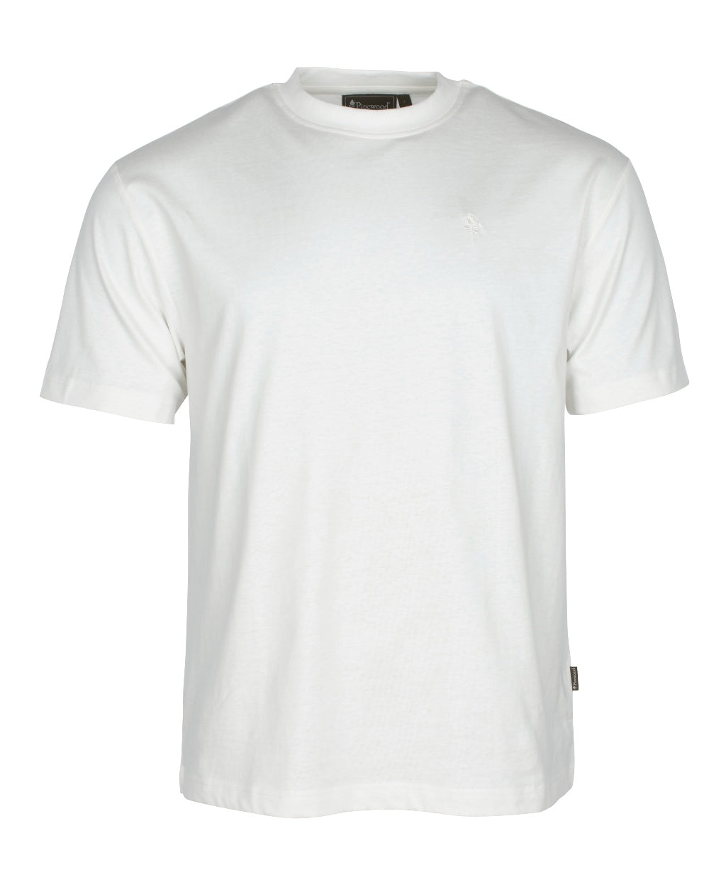 White Pine Burned Orange Coloured Pinewood Mens 3-Pack T-Shirt on white background 