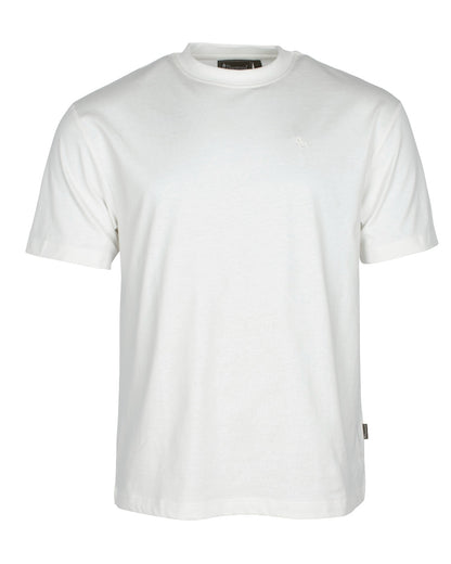 White Pine Burned Orange Coloured Pinewood Mens 3-Pack T-Shirt on white background 