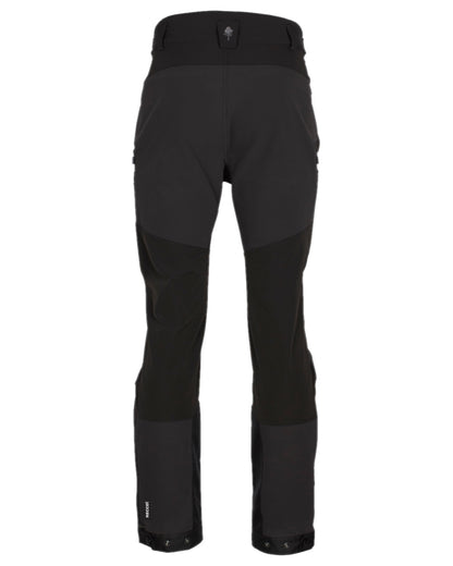 Black Coloured Pinewood Mens Abisko Adventure Trousers on white background 