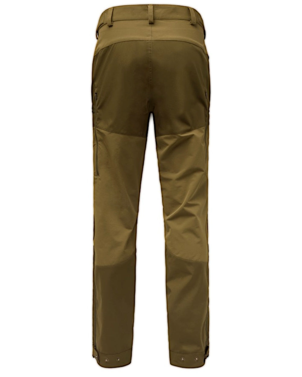 Olive Green Hunting Olive Coloured Pinewood Mens Abisko Brenton Trousers on white background 