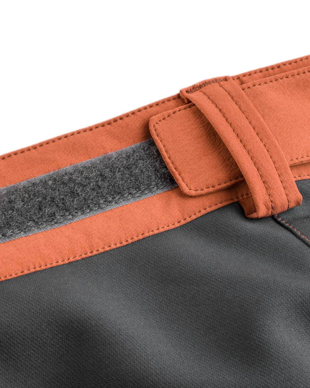 Terracotta Dark Anthracite Coloured Pinewood Mens Abisko Brenton Trousers on outdoor background 