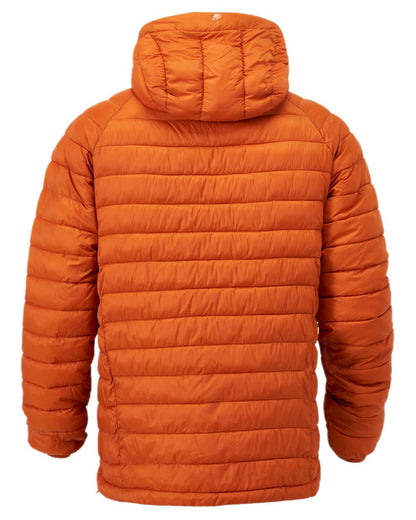 Burned Orange Coloured Pinewood Mens Abisko Insulation Jacket on white background 