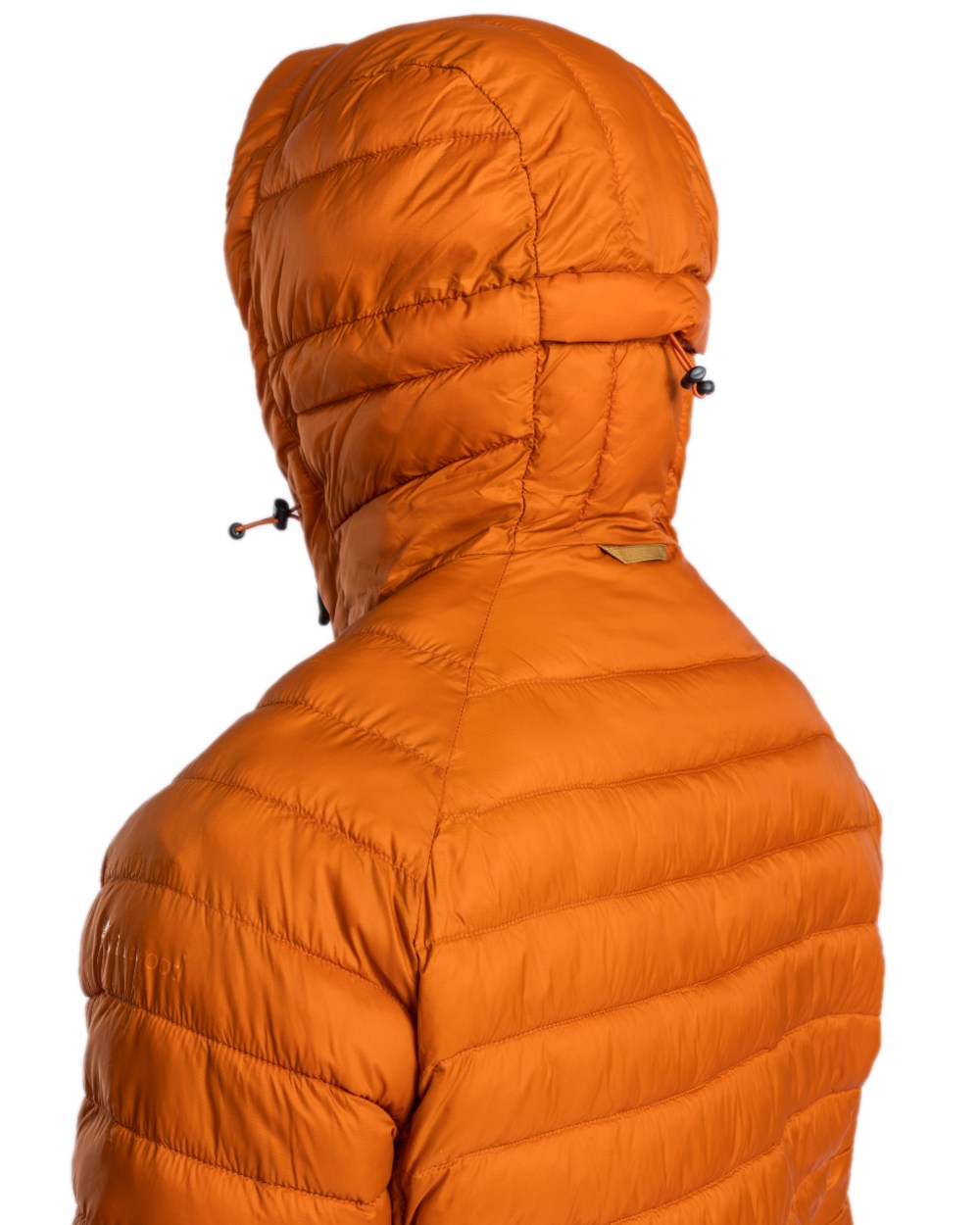 Burned Orange Coloured Pinewood Mens Abisko Insulation Jacket on white background 