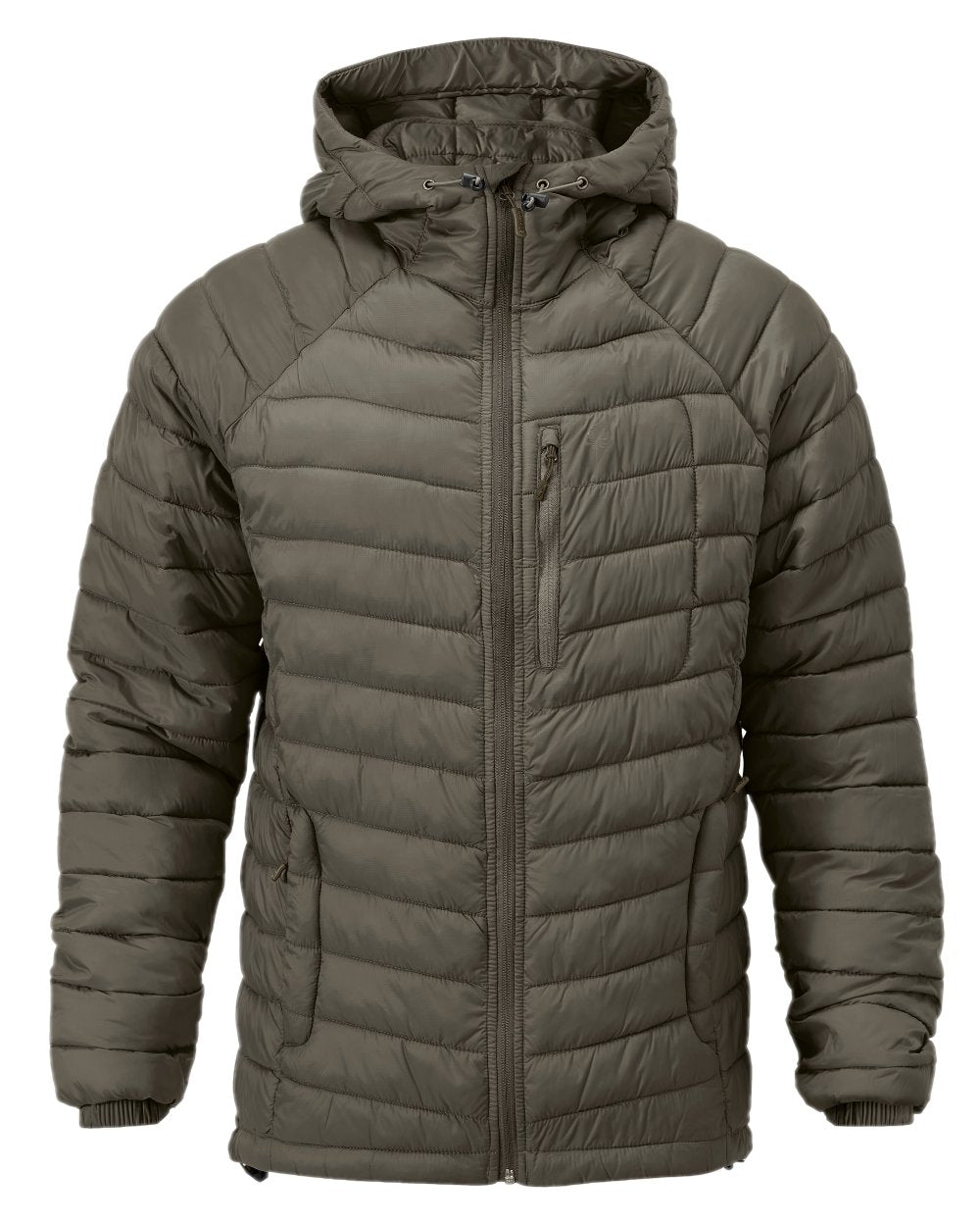 Clover Green Coloured Pinewood Mens Abisko Insulation Jacket on white background 