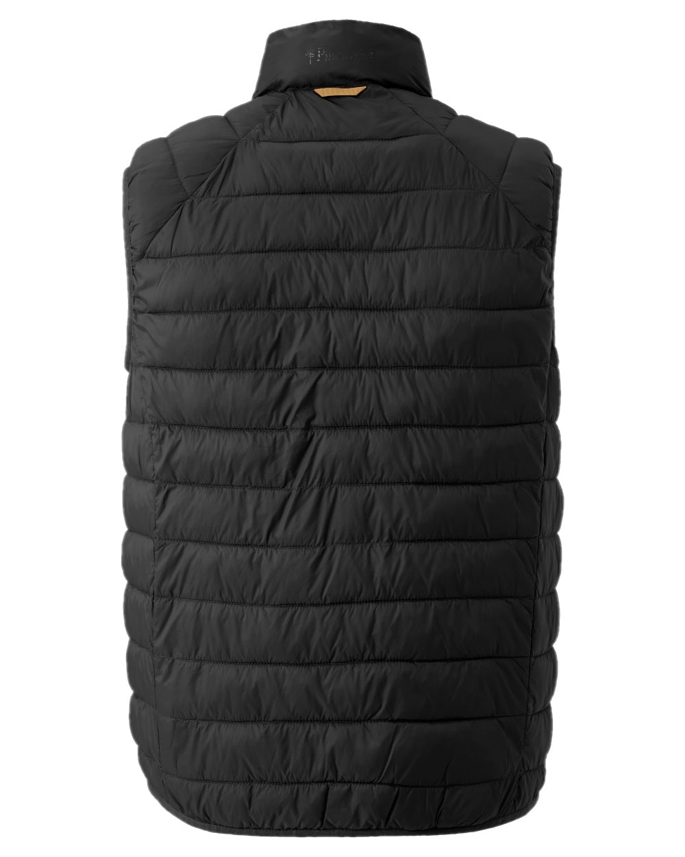 Black Coloured Pinewood Mens Abisko Insulation Vest on white background 