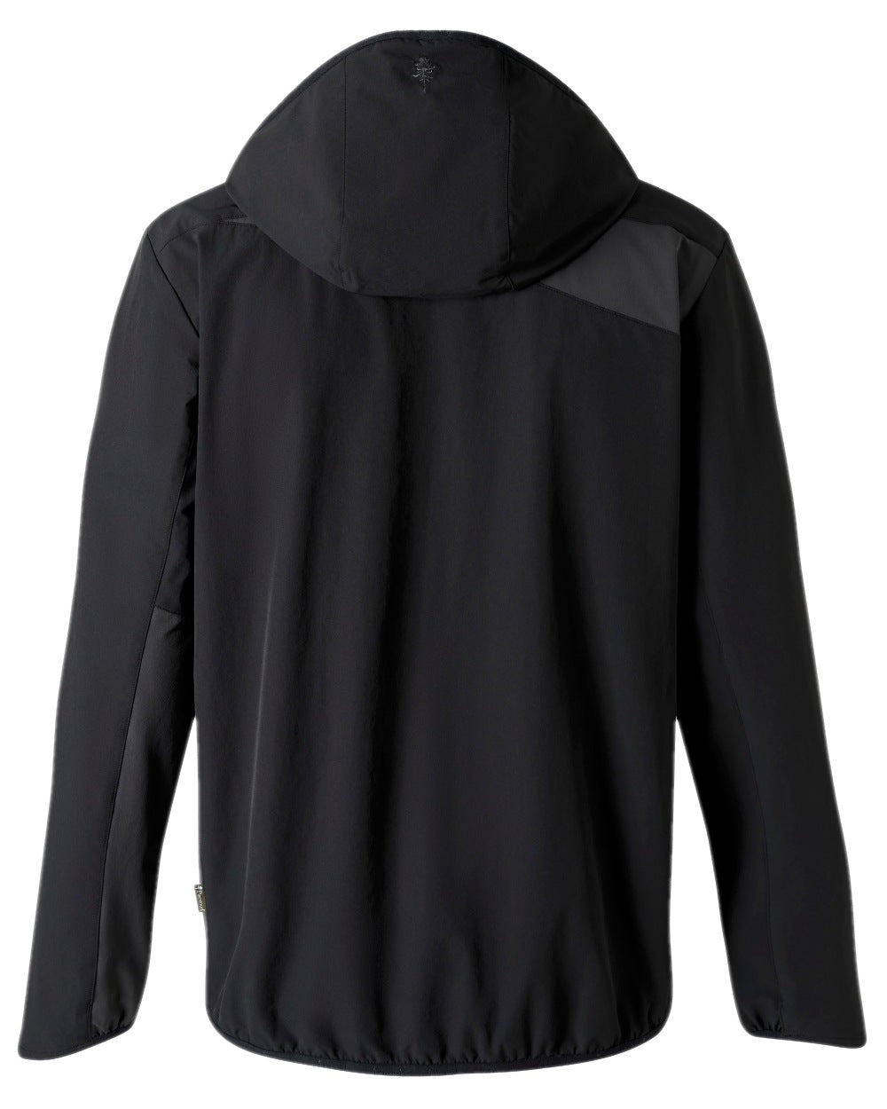 Black Dark Anthracite Coloured Pinewood Mens Abisko Light Stretch Jacket on white background 