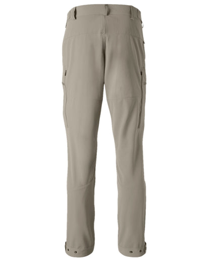 Mole Brown Coloured Pinewood Mens Abisko Light Stretch Trousers on white background 