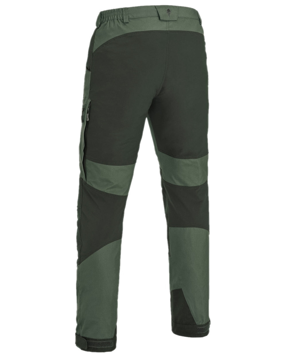 Mid Green Mossgreen Coloured Pinewood Mens Caribou TC-Lite Trousers on white background 