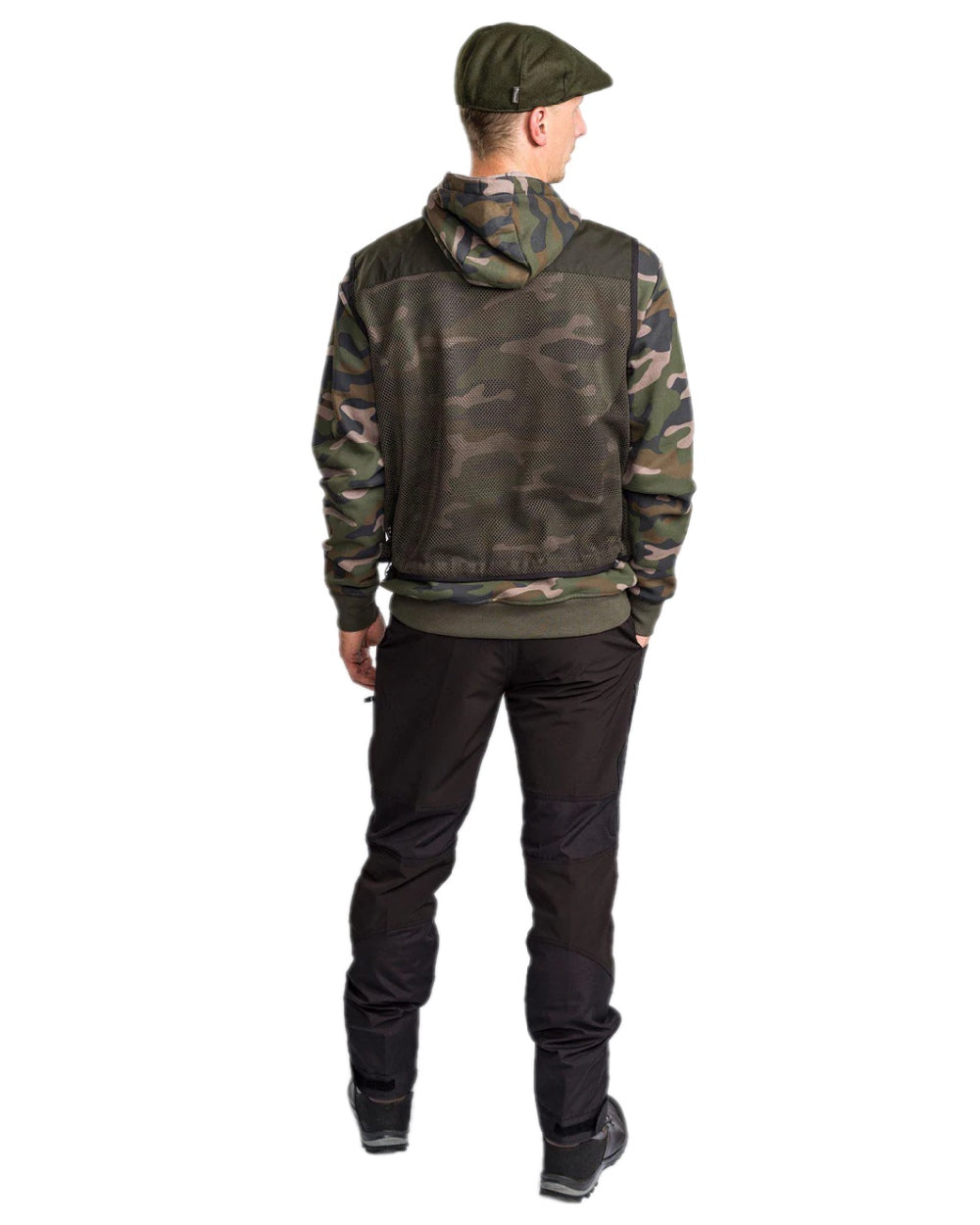 Black Coloured Pinewood Mens Caribou Tc Extreme Trousers on white background 