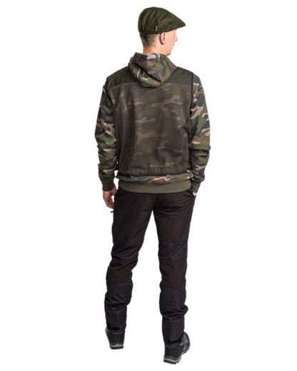 Black Coloured Pinewood Mens Caribou Tc Extreme Trousers on white background 