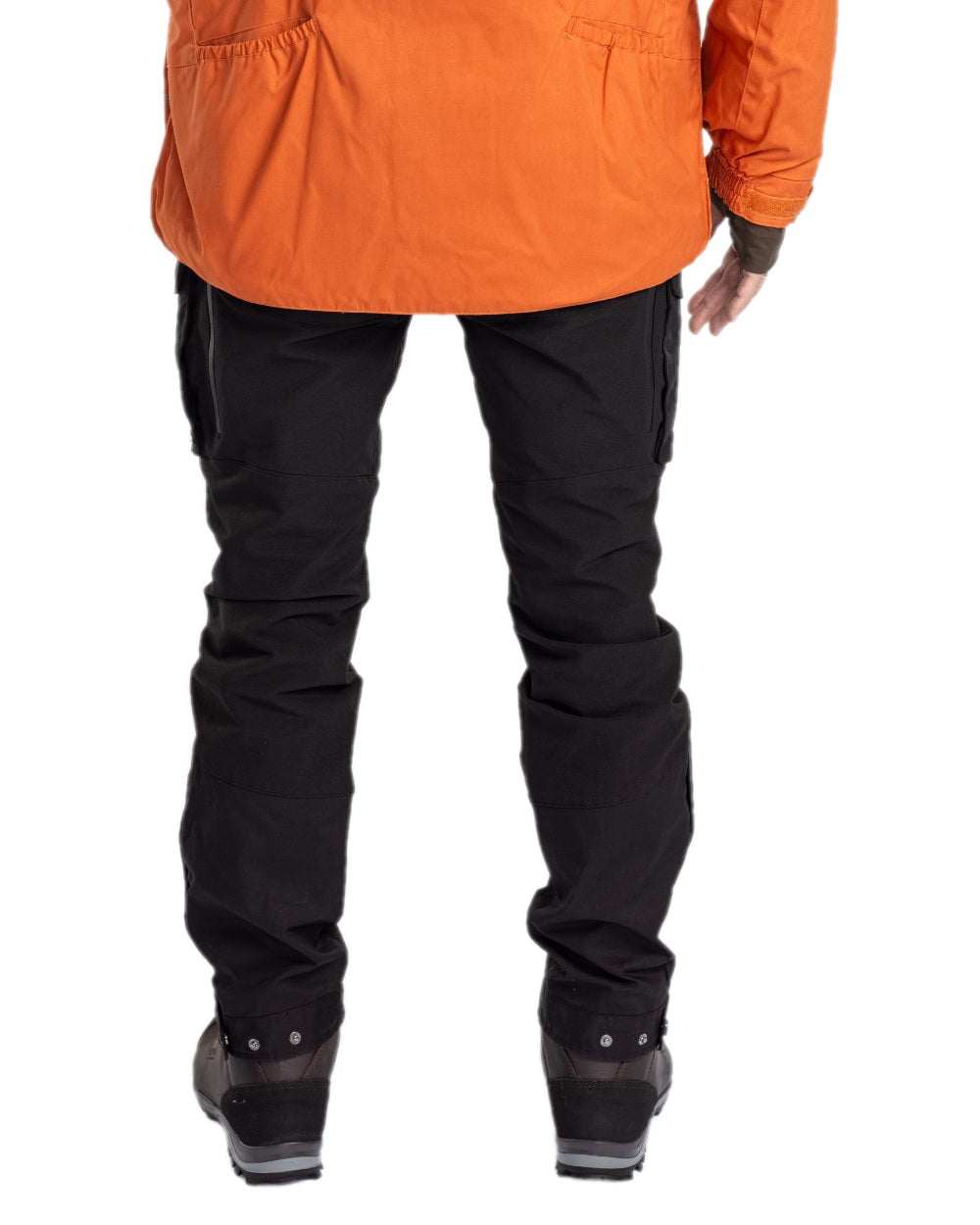 Black Coloured Pinewood Mens Dog Sports Trainer Extreme Trousers on white background 