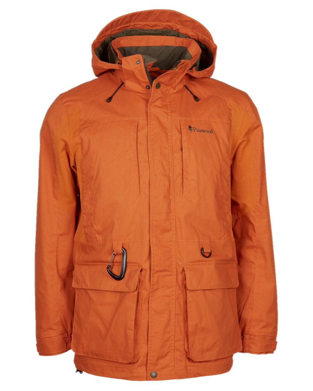 Burned Orange Coloured Pinewood Mens Dog Sports Trainer Jacket on white background 