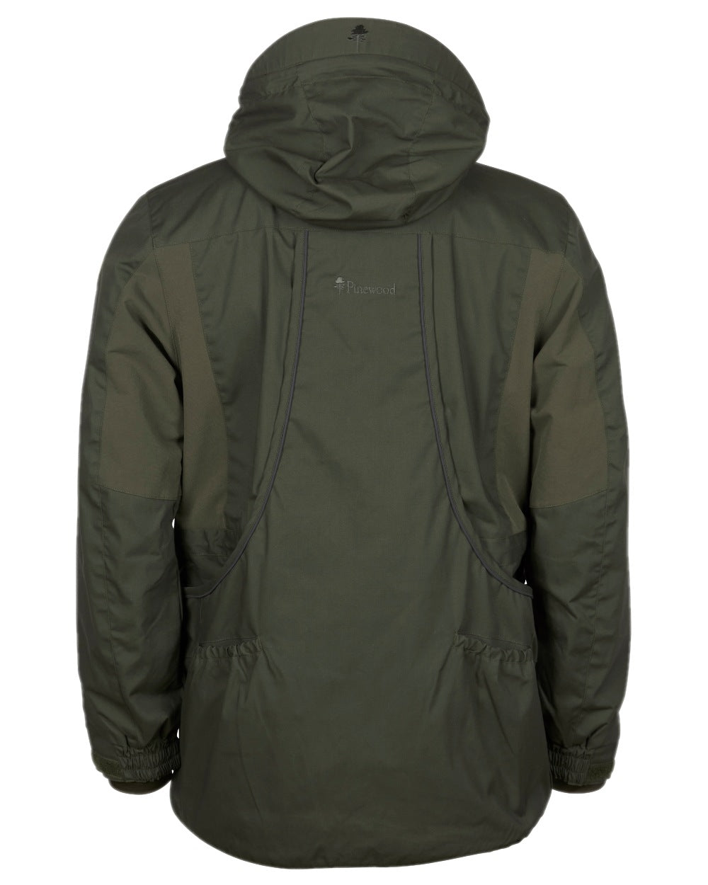 Moss Green Coloured Pinewood Mens Dog Sports Trainer Jacket on white background 