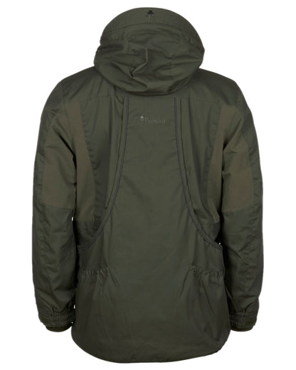 Moss Green Coloured Pinewood Mens Dog Sports Trainer Jacket on white background 