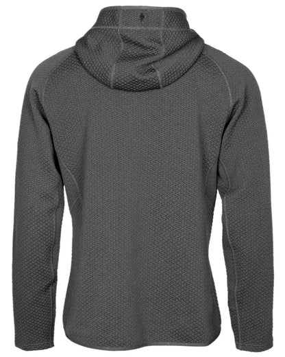 Grey Mel Coloured Pinewood Mens Everyday Travel Hoodie on white background 