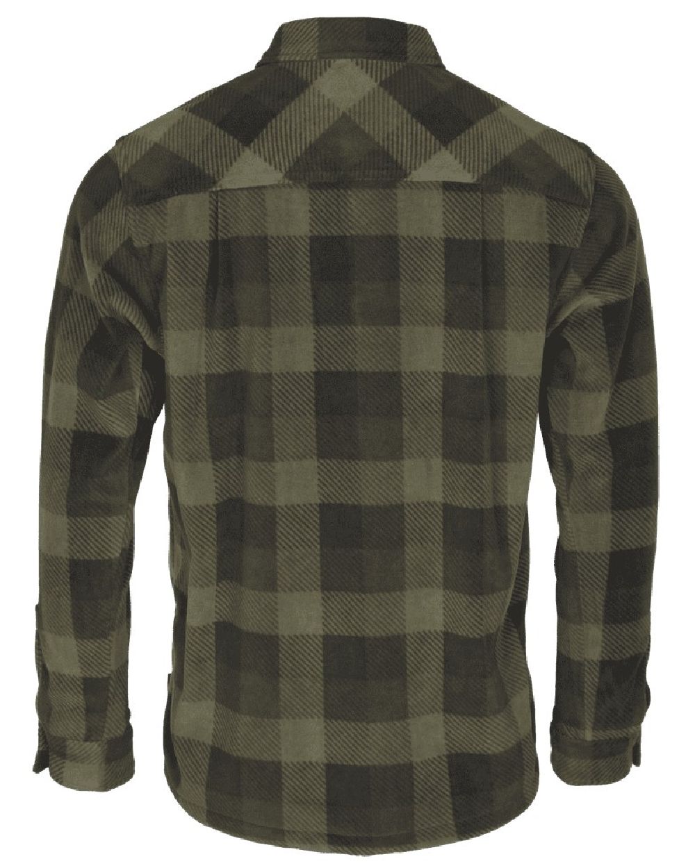 Green Black coloured Pinewood Mens Finnveden Canada Shirt on white background 