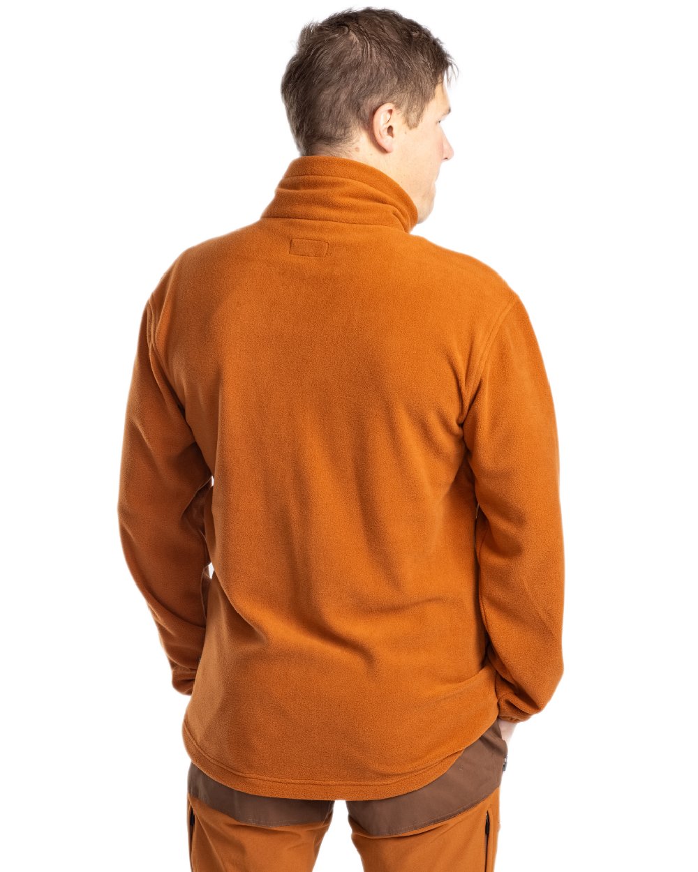 Fudge Pinewood Mens Finnveden Fleece Jacket on white background 