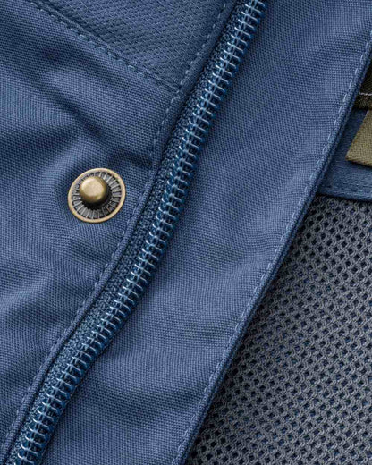 Dark Dive Coloured Pinewood Mens Finnveden Hybrid Jacket on white background 